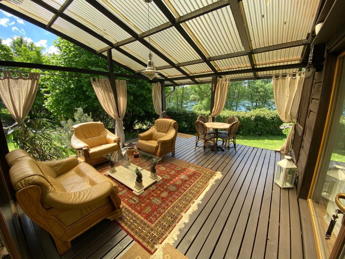 Akmenos Villas & Bungalow Brazuole Luaran gambar