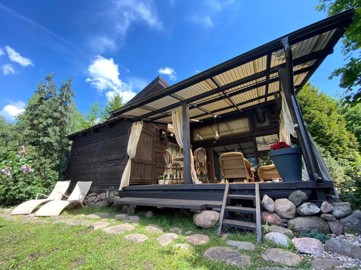 Akmenos Villas & Bungalow Brazuole Luaran gambar